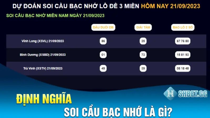 soi cầu bạc nhớ là gì