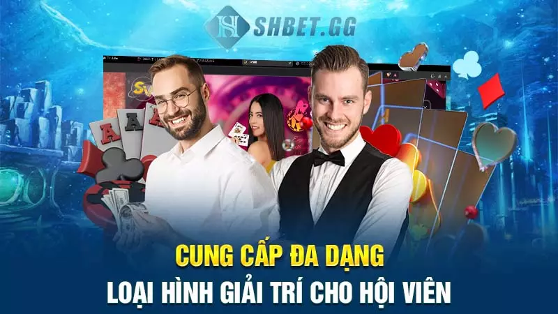 Cung cấp đa dạng loại hình giải trí cho hội viên