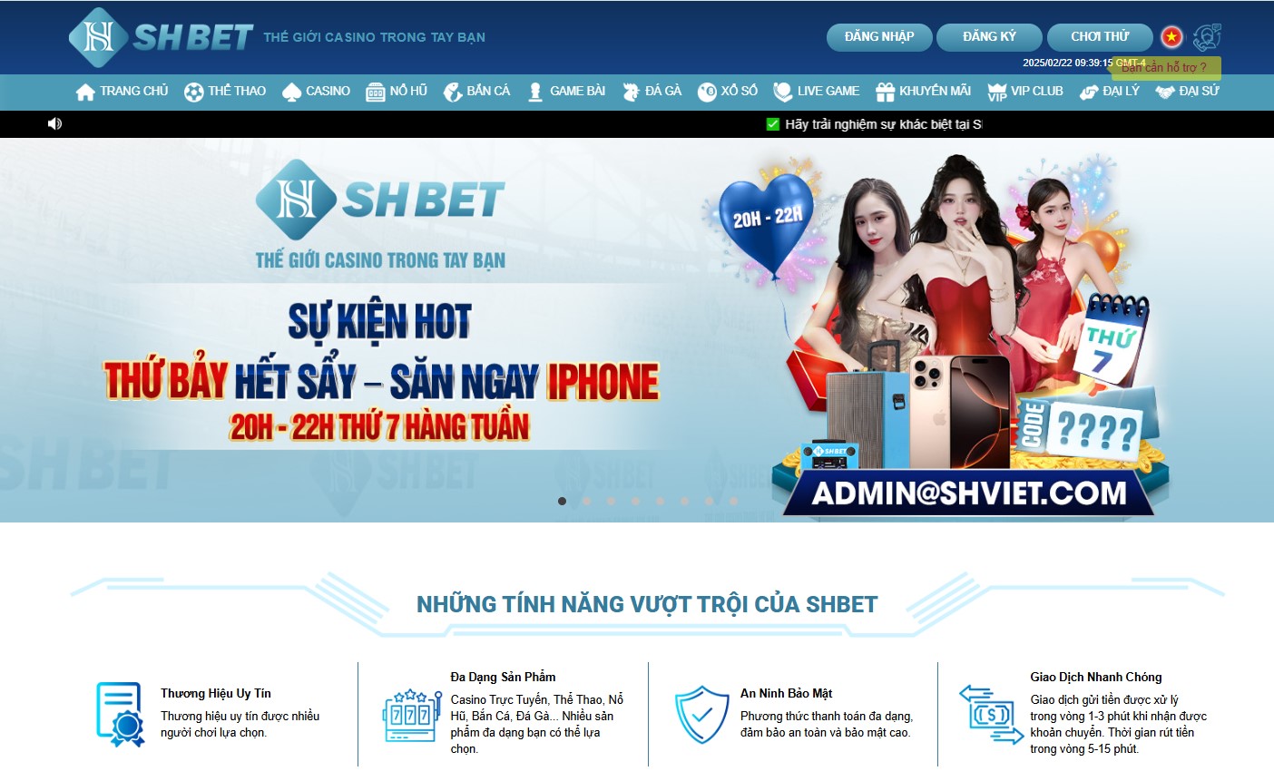 Shbet thế giới casino trong tay bạn